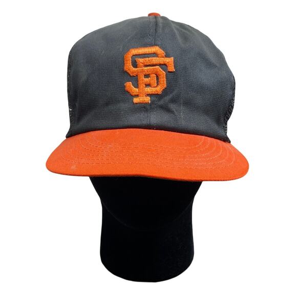 Vintage San Francisco Giants MLB Trucker Hat Baseball Snapback Annco Medium